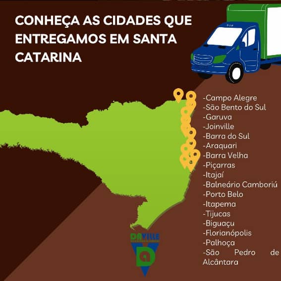 Conheça as Cidades que Entregamos em Santa Catarina